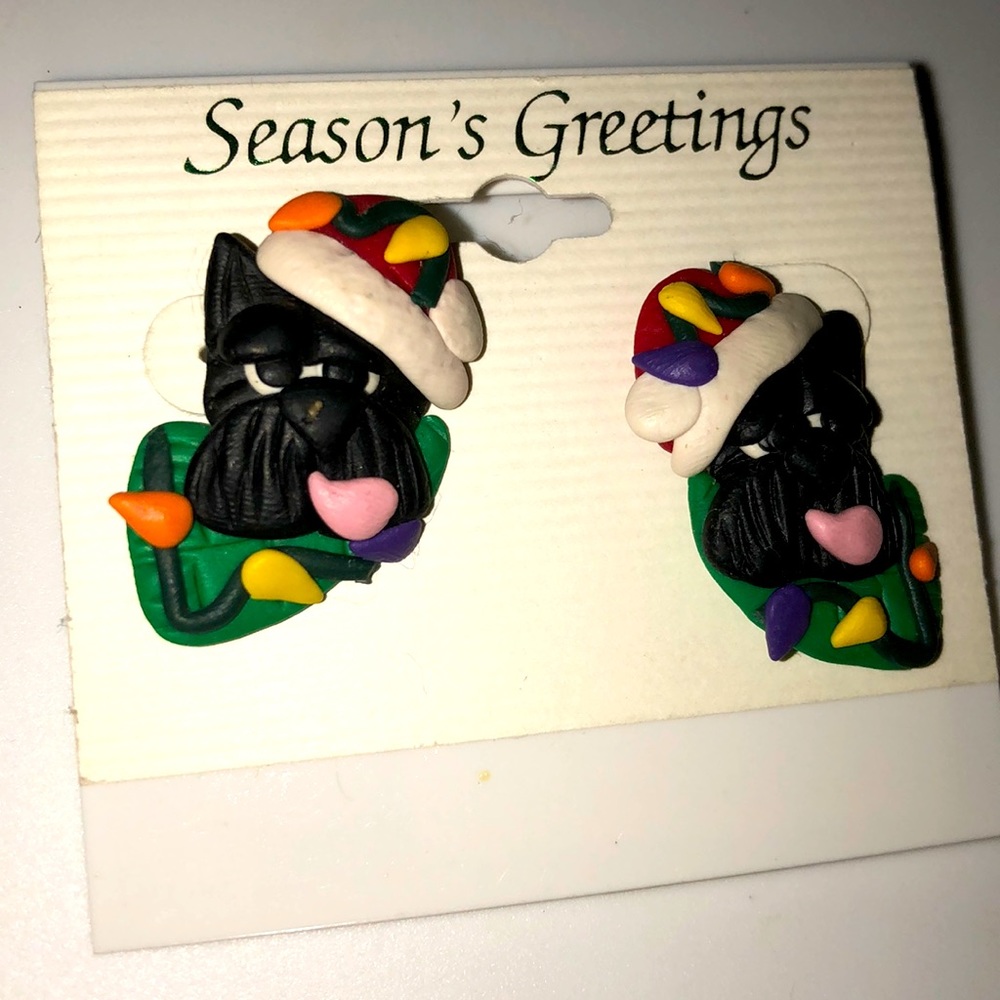 Scotty Christmas 🎄 Earrings